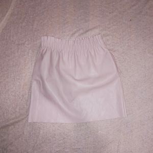 ZARA Faux Leather Skirt